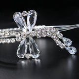Stonefans Crystal Hair Band Bride Headband Rhinestone Bridal Hair Hoop