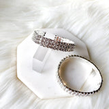 Stonefans Rhinestone Elastic Bracelet Christmas Accessory