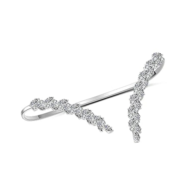 Stonefans Leaf Bracelet for Women Charm Zircon Y2k Jewelry