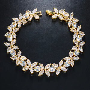 Stonefans Cubic Zircon Anklet Bracelet for Women
