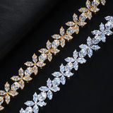 Stonefans Cubic Zircon Anklet Bracelet for Women