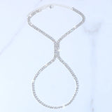 Stonefans Rhinestone Anklet Bracelet Beach Women Crystal