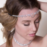 Stonefans Rhinestone Multilayer Hair Chain Tassel Headband