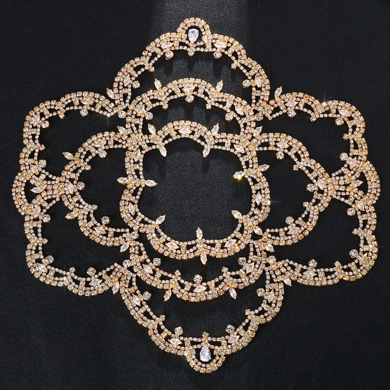 Stonefans Zircon Bridal Headpiece Rhinestone Headband Wedding Hair Piece
