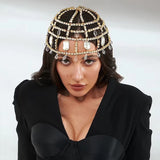 Stonefans Mesh Head Chain Jewelry Accessories Bohemian Forehead Headpiece