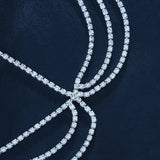 Stonefans Rhinestone Wedding Head Chain Bridal Hair Jewelry