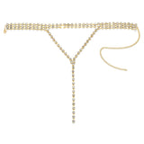 Stonefans Rhinestone Choker Necklace for Women Wedding