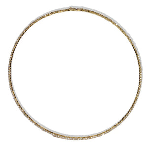 Stonefans Rhinestone Choker Collar Necklace for Women