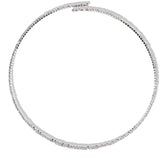 Stonefans Rhinestone Choker Collar Necklace for Women