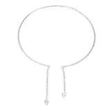 Stonefans Rhinestone Choker Collar Necklace for Women