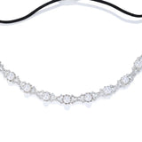 Stonefans Rhinestone Bridal Beaded Hairwear Chain Boho Tiara Headbands