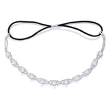 Stonefans Rhinestone Bridal Beaded Hairwear Chain Boho Tiara Headbands