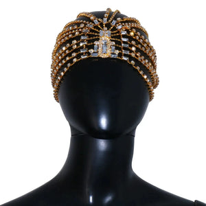 Stonefans Rhinestone Bridal Headband Hat Wedding Crystal Head Chain