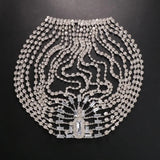 Stonefans Rhinestone Bridal Headband Hat Wedding Crystal Head Chain