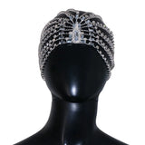 Stonefans Rhinestone Bridal Headband Hat Wedding Crystal Head Chain