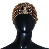 Stonefans Rhinestone Bridal Headband Hat Wedding Crystal Head Chain