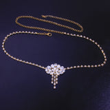 Stonefans Rhinestone Forehead Chain Bridal Headwear