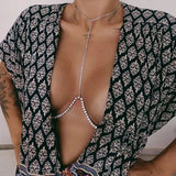 Stonefans Sexy Rhinestone Body Chain Jewelry for Women Gift