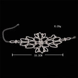 Stonefans Floral Ankle Chain Bridal Wedding High Heel Bracelet