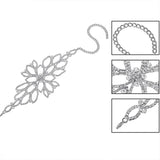 Stonefans Floral Ankle Chain Bridal Wedding High Heel Bracelet