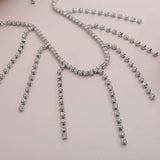 Stonefans Rhinestone Tassel Anklet Bracelet for Women
