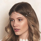Stonefans Zircon Hair Chain Bohemian Wedding Tiara Headband