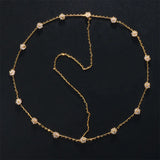 Stonefans Zircon Hair Chain Bohemian Wedding Tiara Headband