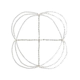 Stonefans Rhinestone Multilayer Head Chain for Women