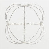 Stonefans Rhinestone Multilayer Head Chain for Women