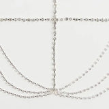 Stonefans Rhinestone Multilayer Head Chain for Women