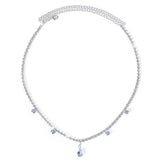Stonefans Water Drop Rhinestone Head Chain Jewelry for Women Boho Crystal