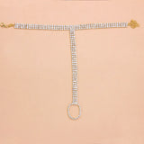 Stonefans Crystal Toe Anklet Jewelry for Women