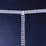 Stonefans Tassel Arm Chain Bracelet Nightclub Dance Party Crystal Jewelry