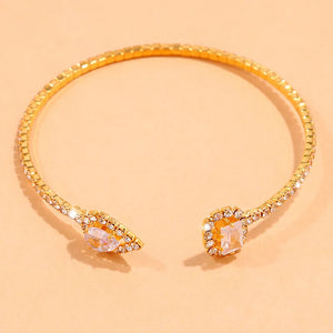 Stonefans Rhinestone Bracelet Bangle for Women