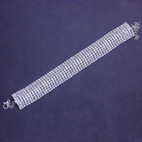 Rhinestone Multi-Row Anklet Ankle Bracelet for Women