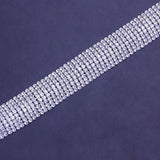 Rhinestone Multi-Row Anklet Ankle Bracelet for Women