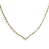 Stonefans V Shape Rhinestone Choker Wedding Jewelry