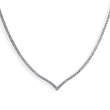Stonefans V Shape Rhinestone Choker Wedding Jewelry