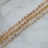 Stonefans Crystal Wedding Headwear Bridal Hair Chain Headpiece