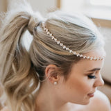 Stonefans Crystal Wedding Headwear Bridal Hair Chain Headpiece