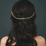 Stonefans Crystal Wedding Hair Chain Headdress