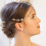 Stonefans Crystal Bridal Headwear Chain Wedding Pendant Hair Jewelry