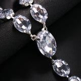 Stonefans Y Shape Rhinestone Necklace Bling Choker Necklaces
