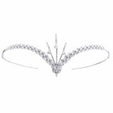 Stonefans Zircon Headband Wedding Indian Hair Tiaras Boho Bride Accessories