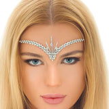 Stonefans Zircon Headband Wedding Indian Hair Tiaras Boho Bride Accessories