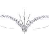 Stonefans Zircon Headband Wedding Indian Hair Tiaras Boho Bride Accessories