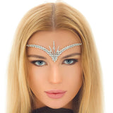 Stonefans Zircon Headband Wedding Indian Hair Tiaras Boho Bride Accessories