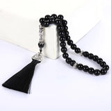 Stones Tasbih Agates Tassel Muslim Prayer Beads 33 99 Misbaha Islam Rosary