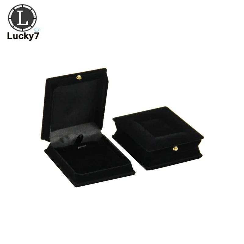Velvet Jewelry Box for Necklace Pendant Storage