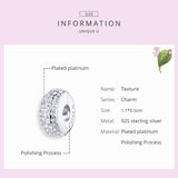 925 Silver Stopper Charms for Bracelets DIY Jewelry Making
